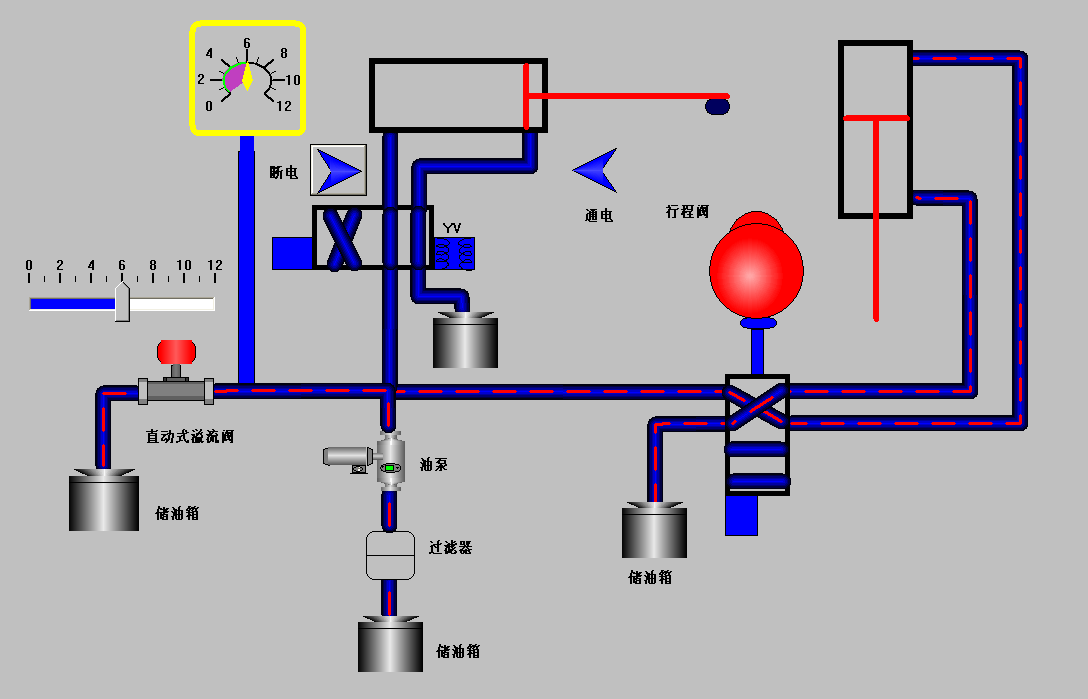 液壓挖掘機(jī)控制教學(xué)實(shí)驗(yàn)臺